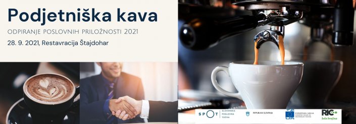 Podjetniška kava - Odpiranje poslovnih priložnosti 2021