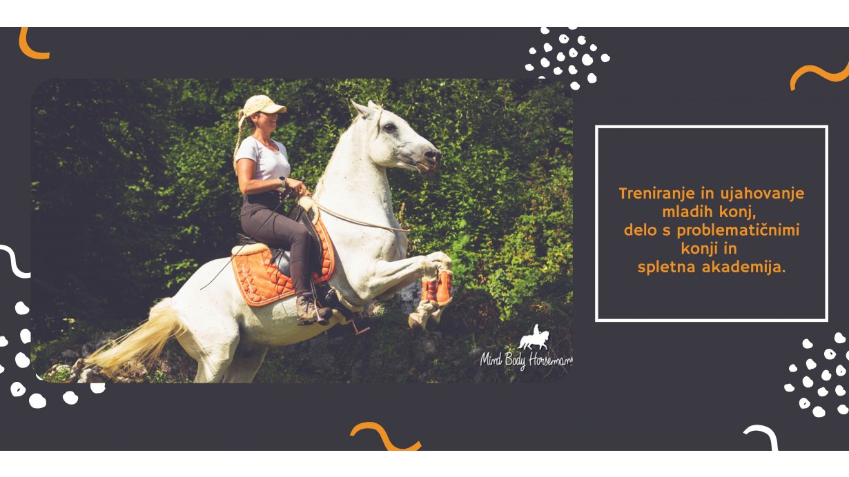 Mind Body Horsemanship, Nastja Pungračič Šprogar s.p. - Treniranje in ujahovanje mladih konj, delo s problematičnimi konji in spletna akademija.