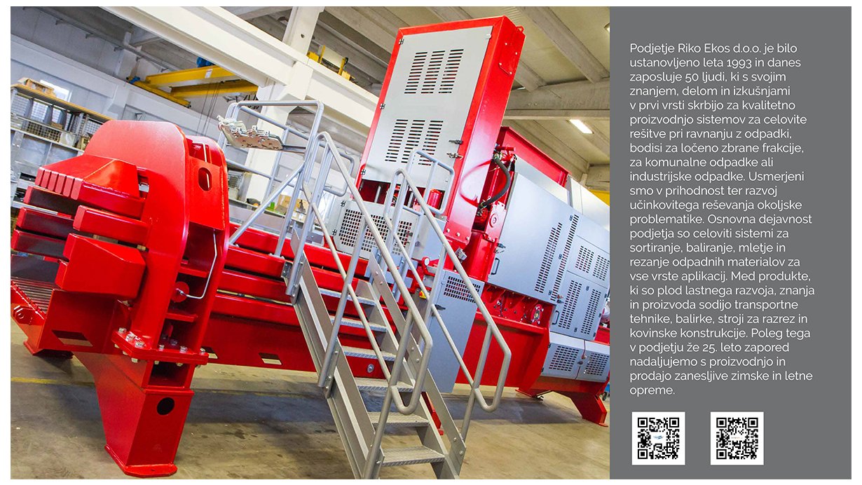 RIKO EKOS D.O.O. - Podjetje Riko Ekos d.o.o. je usmerjeno v prihodnost ter razvoj učinkovitega reševanja okoljske problematike.